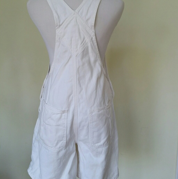 Dungarees white vintage Old Navy. - Picture 3 of 6